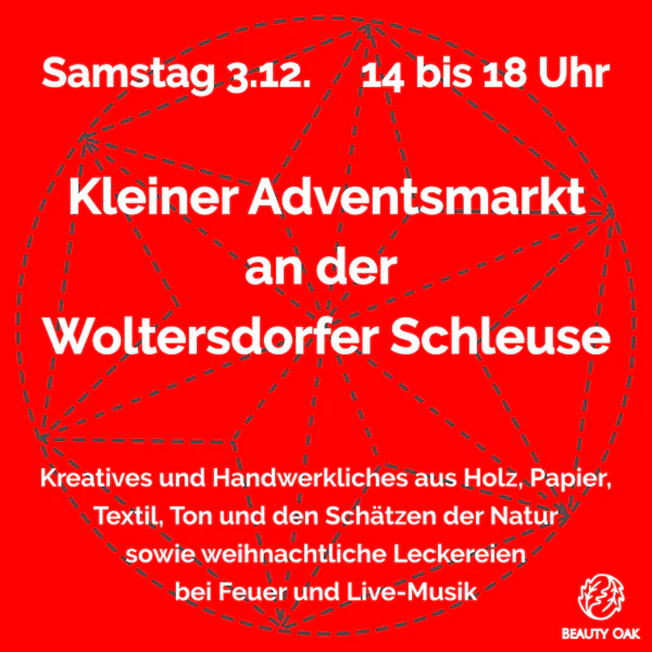 Adventsmarkt an der Schleuse in Woltersdorf